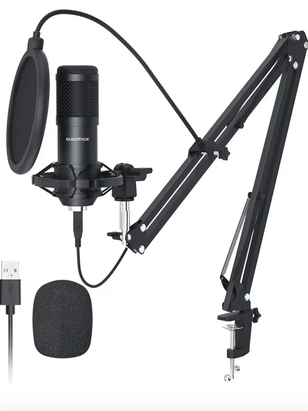 ST-8 USB Condenser Microphone Kit - Black